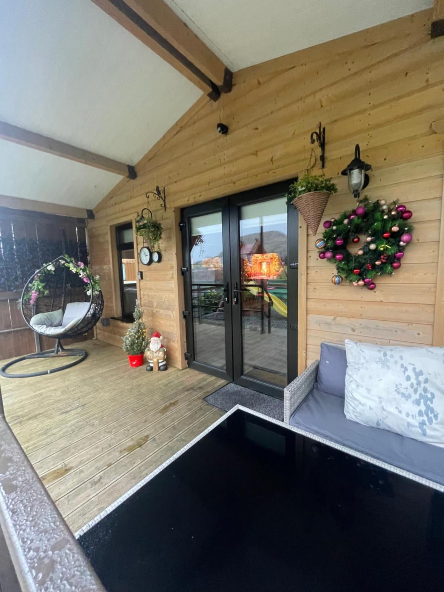 The Lodge Mountain View Log Cabin , Attymass Ballina Boyhollagh المظهر الخارجي الصورة